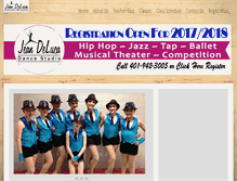 Tablet Screenshot of jeandelucadance.com